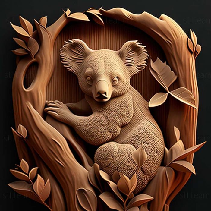 3D model Koala (STL)